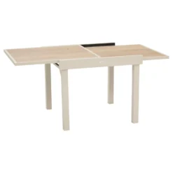 Tavolo da giardino allungabile 90 180x90x75,5 cm - Piazza argilla