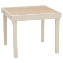 Tavolo da giardino allungabile 90 180x90x75,5 cm - Piazza argilla