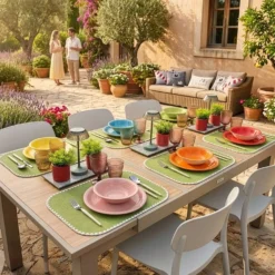 Tavolo da giardino allungabile 90 180x90x75,5 cm - Piazza caffè