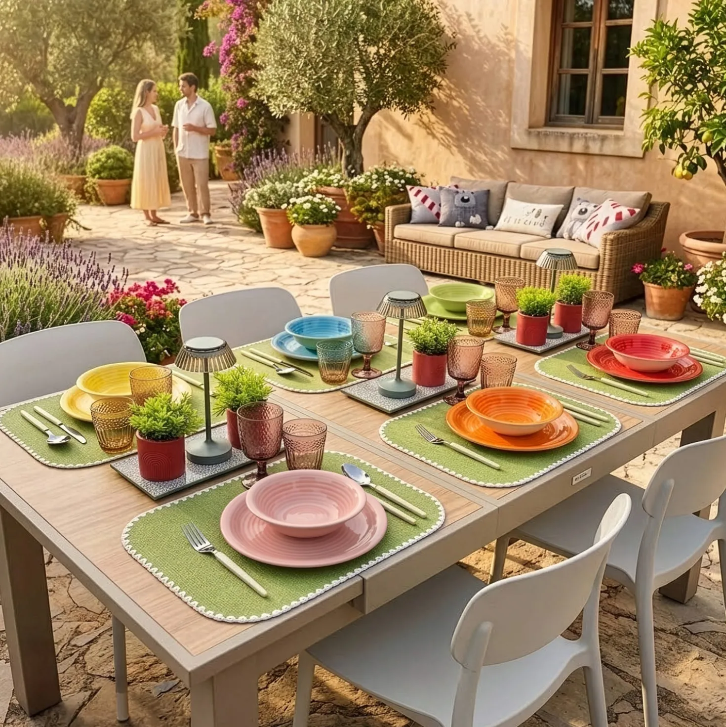 Tavolo da giardino allungabile 90 180x90x75,5 cm - Piazza caffè
