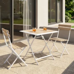 Tavolo da giardino pieghevole 2 posti Azua