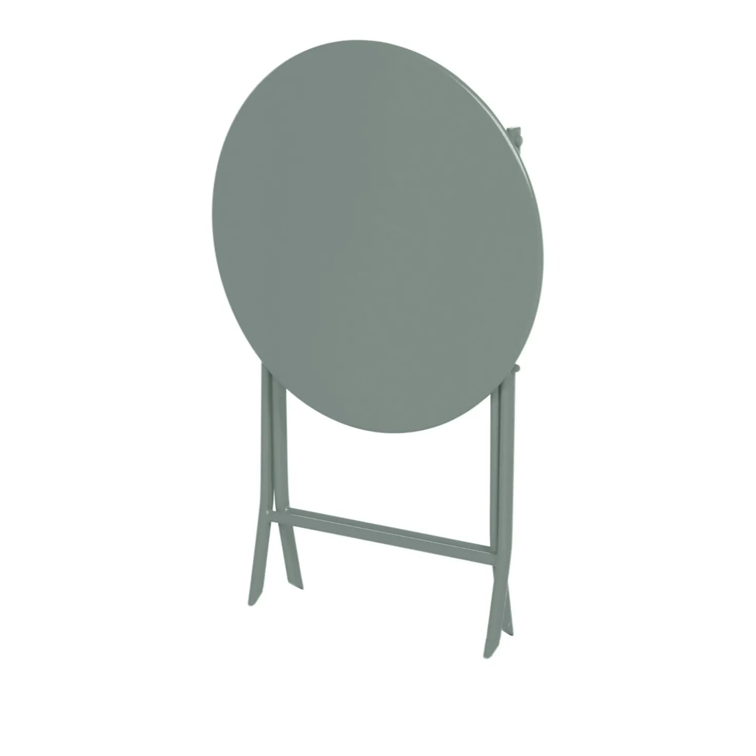 Tavolo da giardino pieghevole tondo 60 cm verde oliva Greensboro