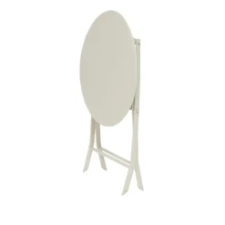 Tavolo da giardino pieghevole tondo 60x71 cm argilla Greensboro