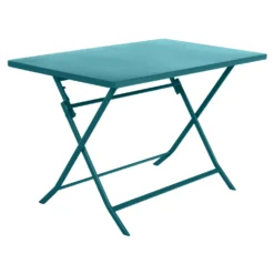 Tavolo da giardino pieghevole 110x71x70 cm Greensboro blu