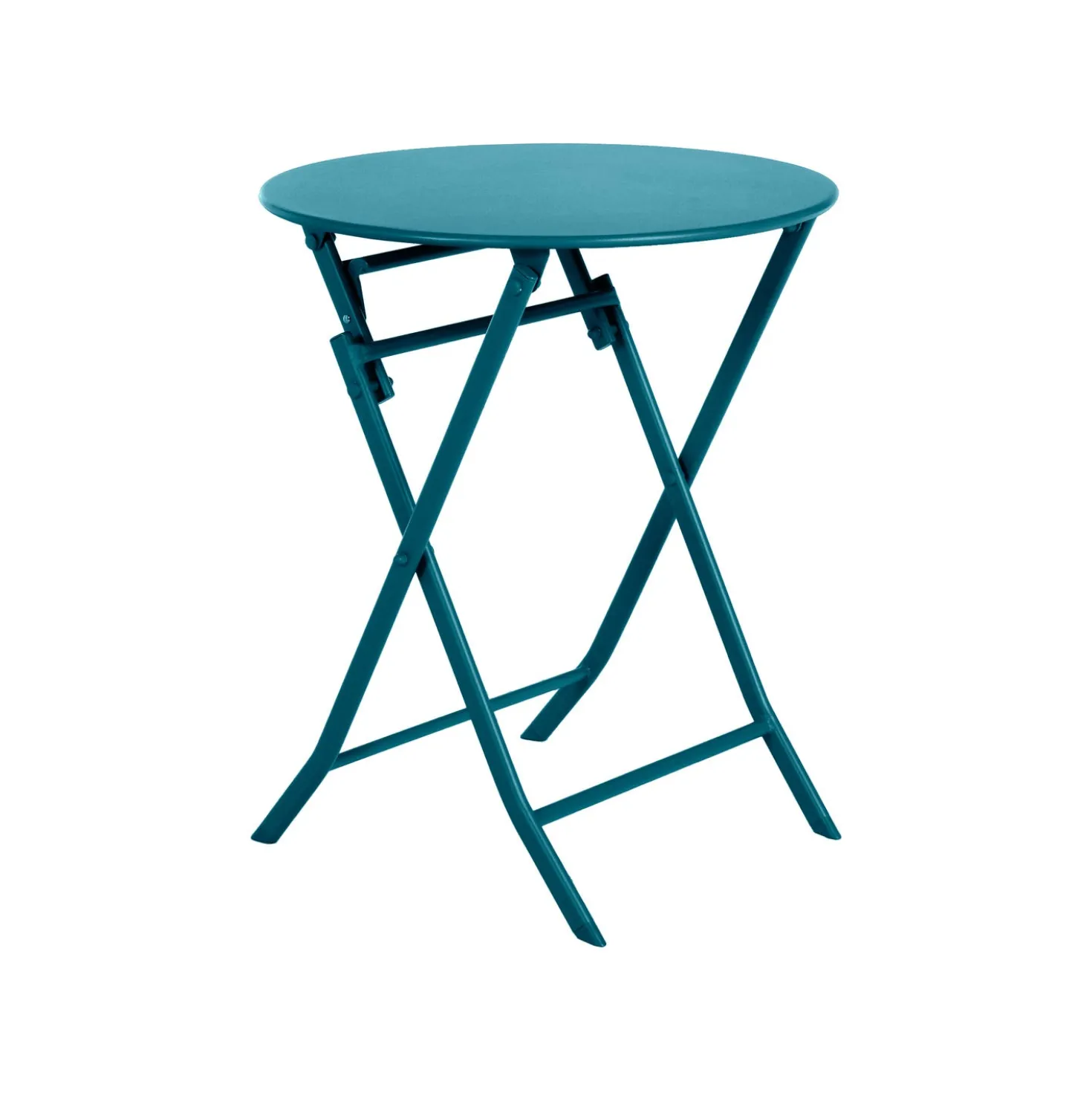 Tavolo da giardino tondo 60x71 cm Greensboro azzurro