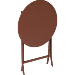Tavolo da giardino 60x71 cm pieghevole mogano Greensboro