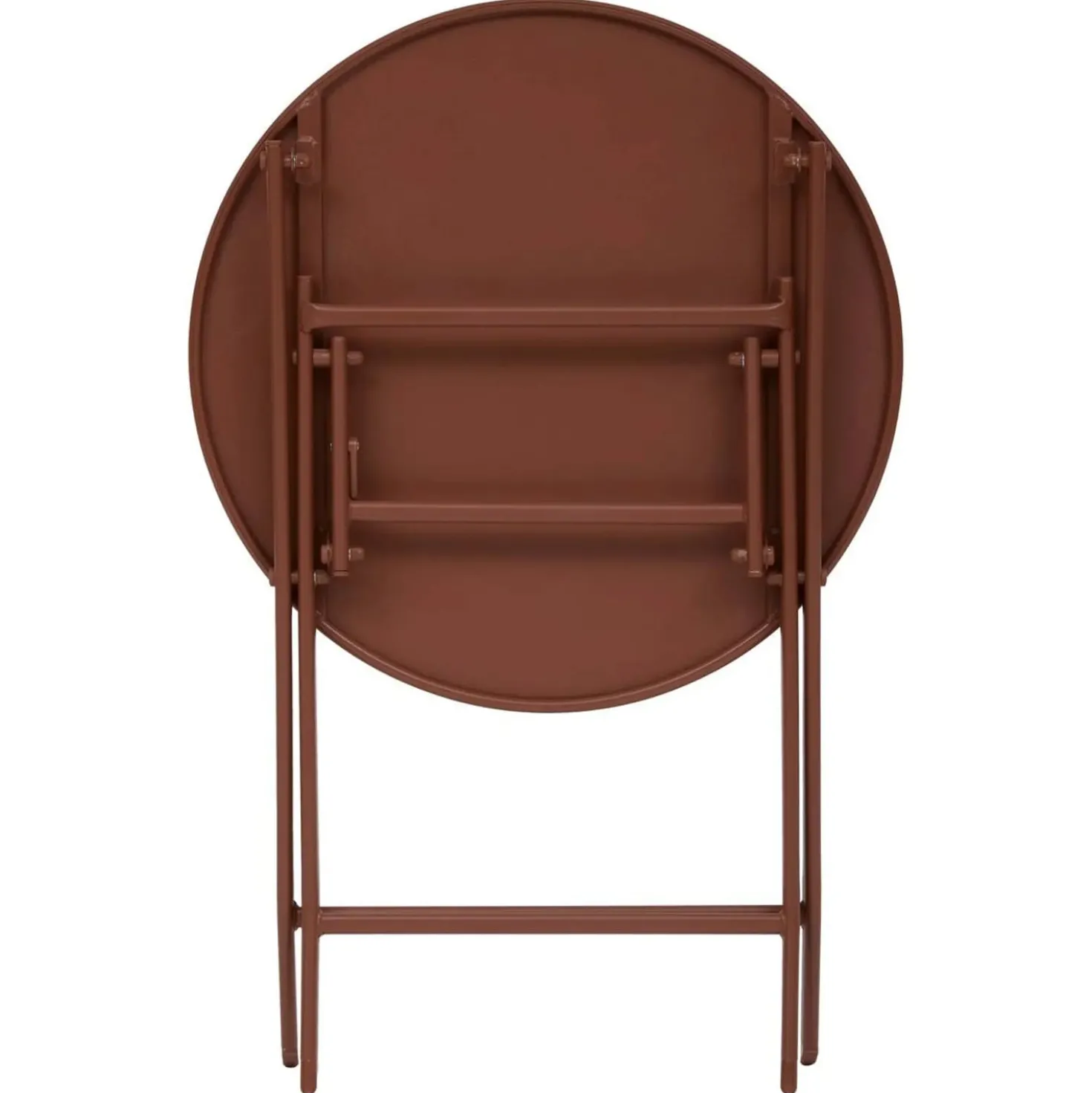 Tavolo da giardino 60x71 cm pieghevole mogano Greensboro