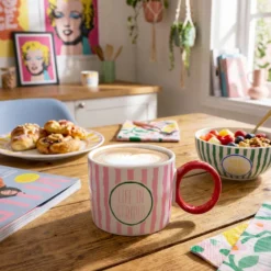 Tazza ceramica Life in Stripes 360 ml Color Bloom