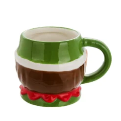 Tazza Elfo Natale in ceramica