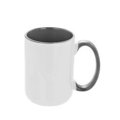 Tazza grigia 440 ml da personalizzare Cricut