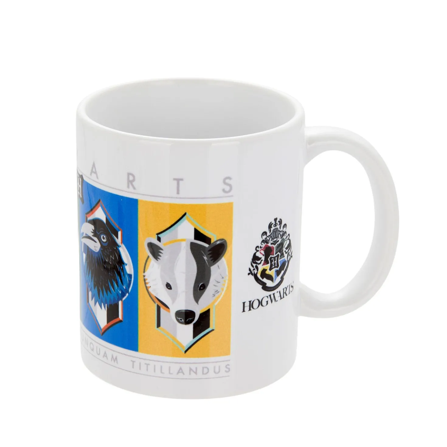 Tazza Harry Potter stemmi Case Hogwarts in ceramica