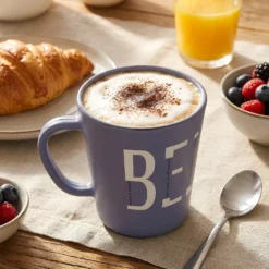 Tazza in vetro 370 ml scritta Believe Glassy