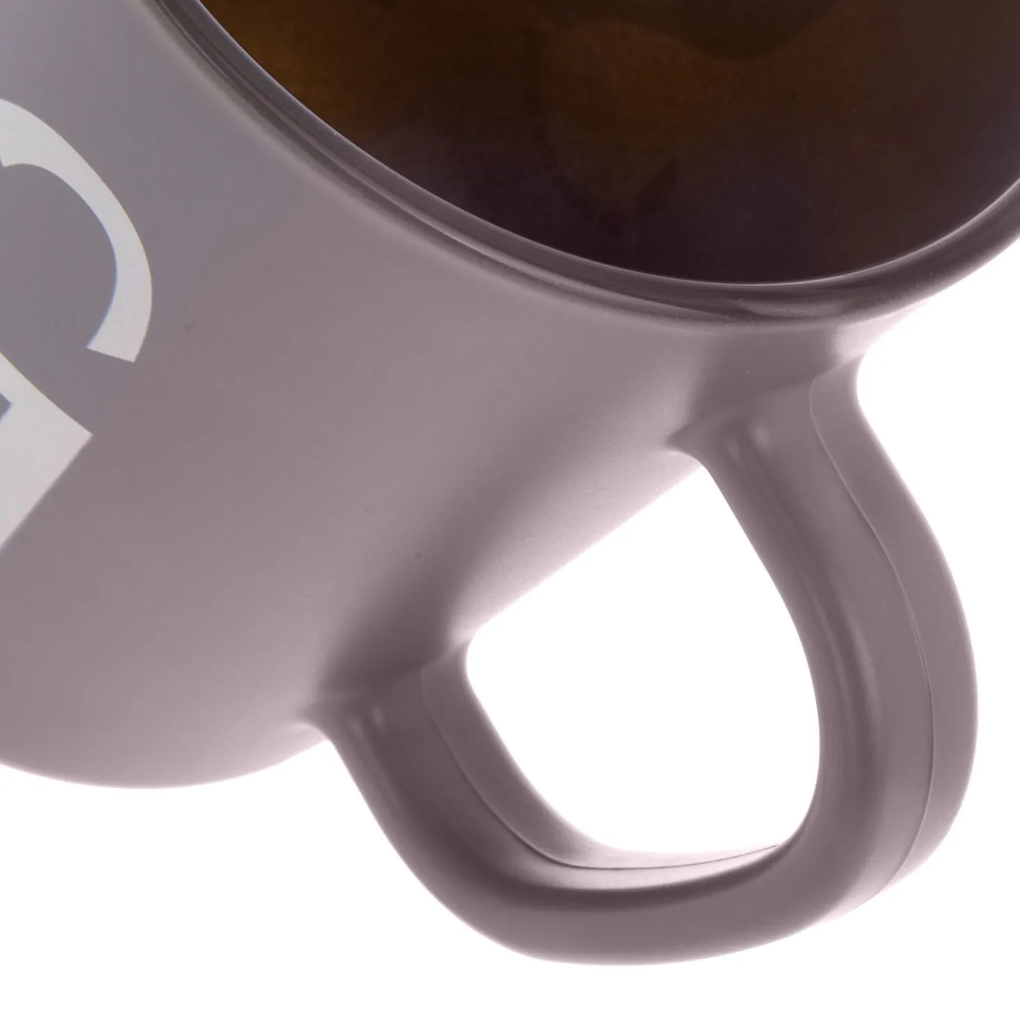 Tazza in vetro 370 ml scritta Strong Glassy
