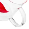 Tazza labbra rosso vetro 390 ml