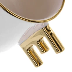 Tazza lettera E con manico oro 360 ml