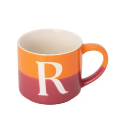 Tazza lettera R rosso 400 ml Blend Collection