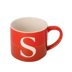 Tazza lettera S rosso 400 ml Blend Collection