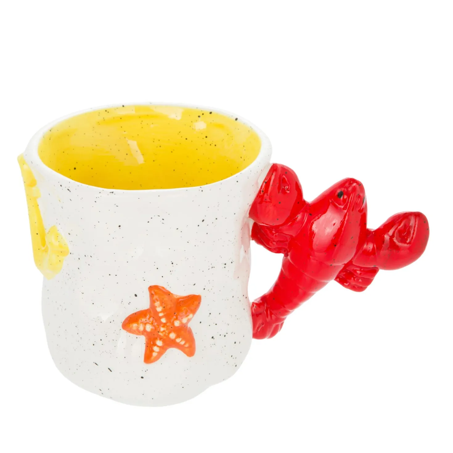 Tazza 490 ml manico aragosta ceramica