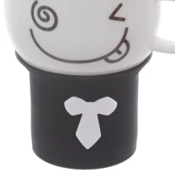 Tazza Mug con emoticon e coperchio