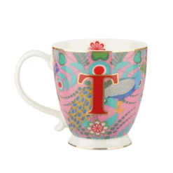 Tazza mug lettera T 450 ml Royal Garden