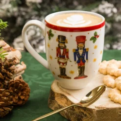 Tazza mug natalizia Soldatini 440 ml porcellana
