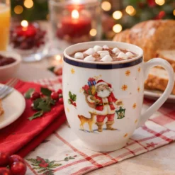 Tazza mug soldatini in porcellana, 300 ml