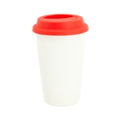 Tazza natalizia 300 ml coperchio Let it snow