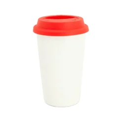 Tazza natalizia 300 ml coperchio Merry Christmas