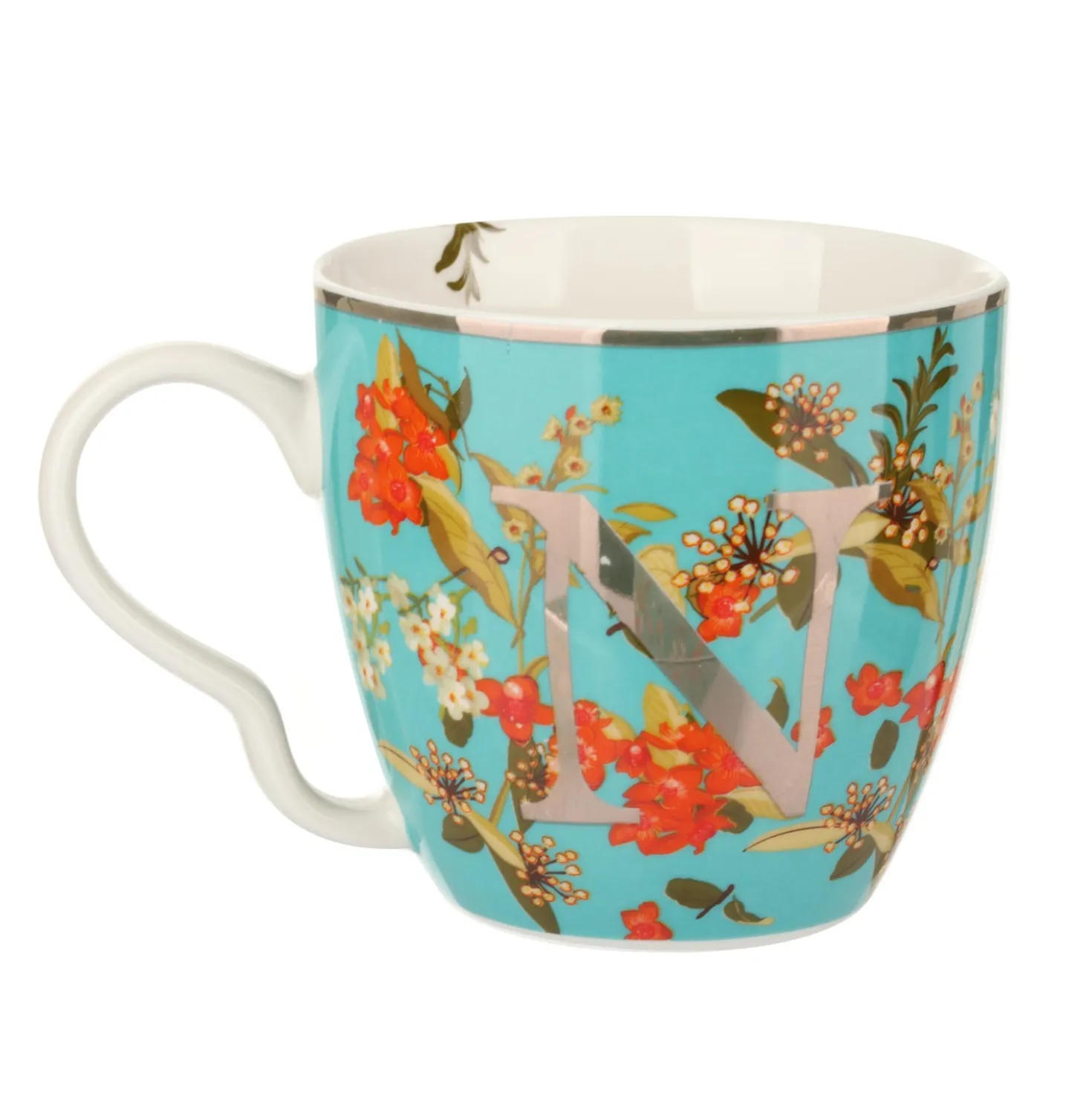 Tazza porcellana Lettera N 48cl