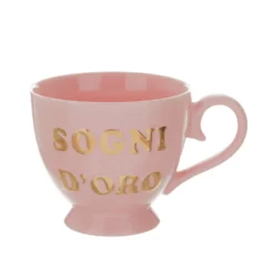 Tazza porcellana rosa Sogni d'oro 500 ml Loving