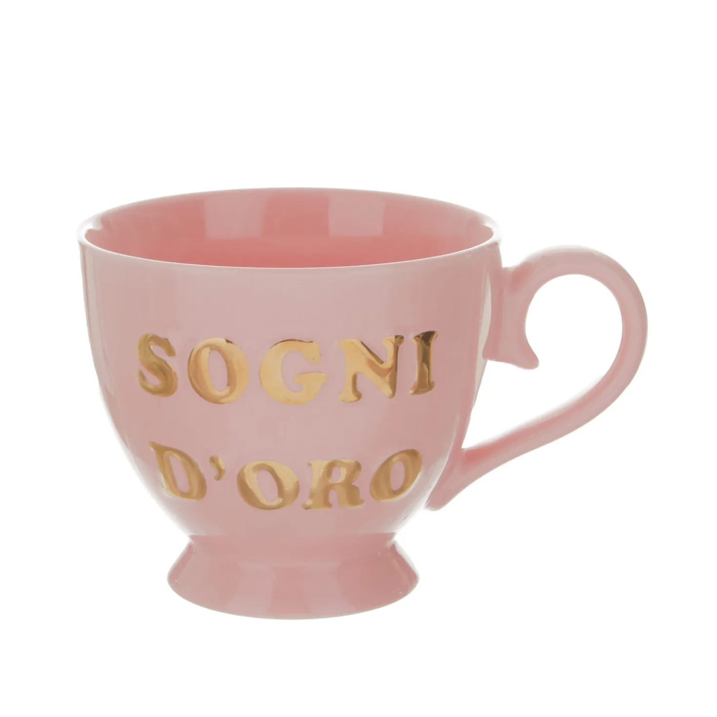 Tazza porcellana rosa Sogni d'oro 500 ml Loving