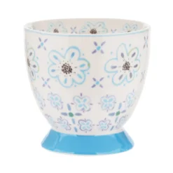 Tazza tè decoro azzurro in New Bone China, 450 ml