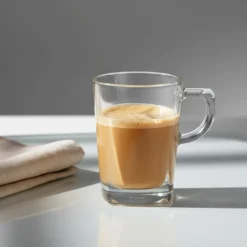 Tazzina caffè in vetro 75 ml con manico