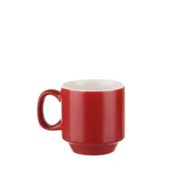 Tazzina caffè 90 ml scritta rossa