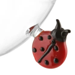 Tazzina in vetro borosilicato 120 ml coccinella
