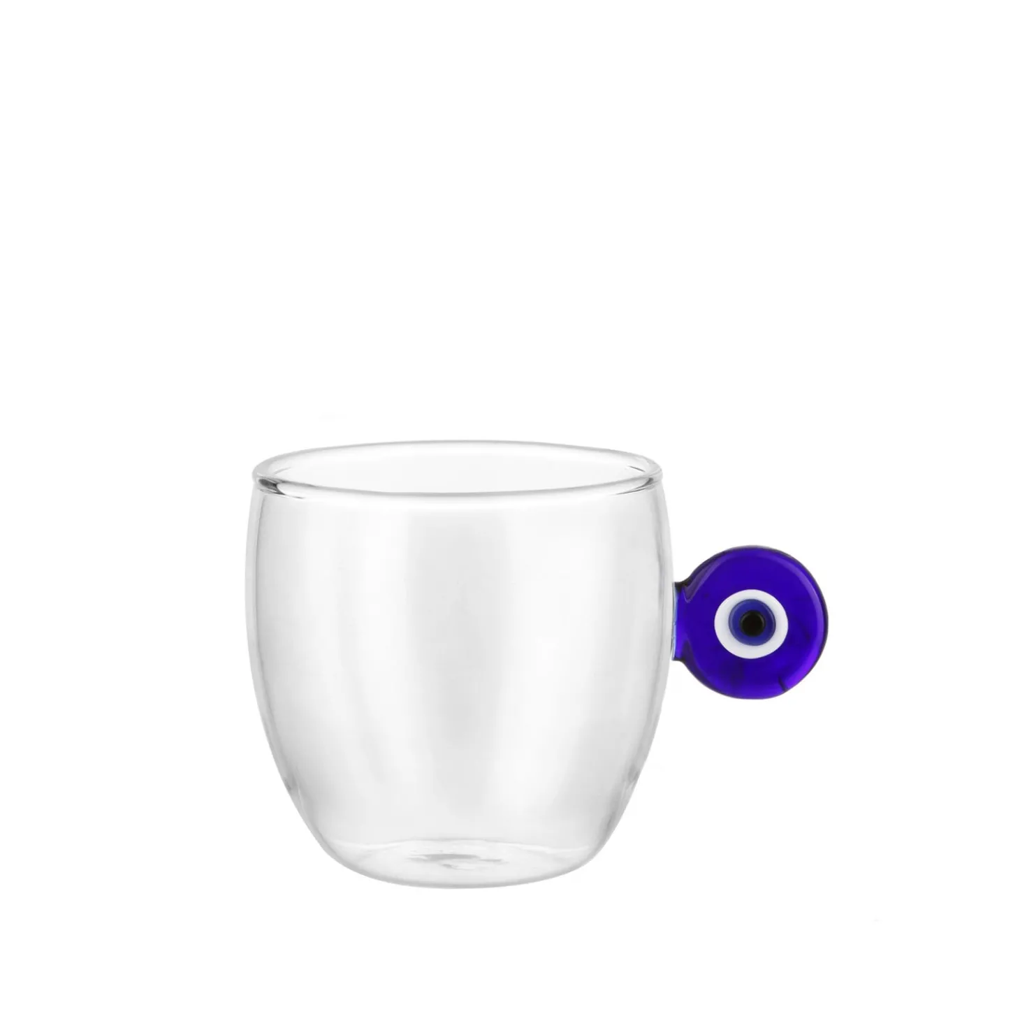 Tazzina in vetro borosilicato 120 ml occhio greco