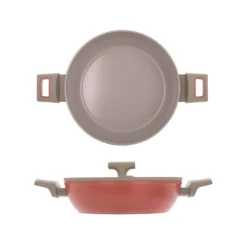 Tegame 26 cm antiaderente ceramico Koral con coperchio
