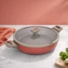 Tegame 28 cm antiaderente ceramico Koral con coperchio