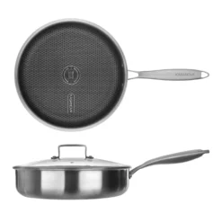Tegame 28 cm con coperchio a 3 strati Tri - ply