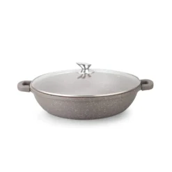 Tegame 40 cm con coperchio I Giganti design marrone