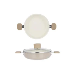 Tegame 16 cm Mini Fantasy con coperchio beige