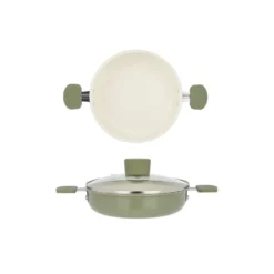 Tegame 16 cm Mini Fantasy con coperchio verde