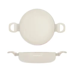 Tegame 24 cm sabbia Cooking Therapy con coperchio