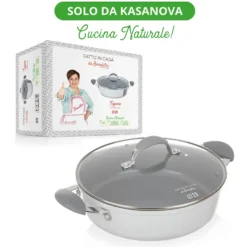 Tegame induzione 28 cm con coperchio Fatto in casa da Benedetta