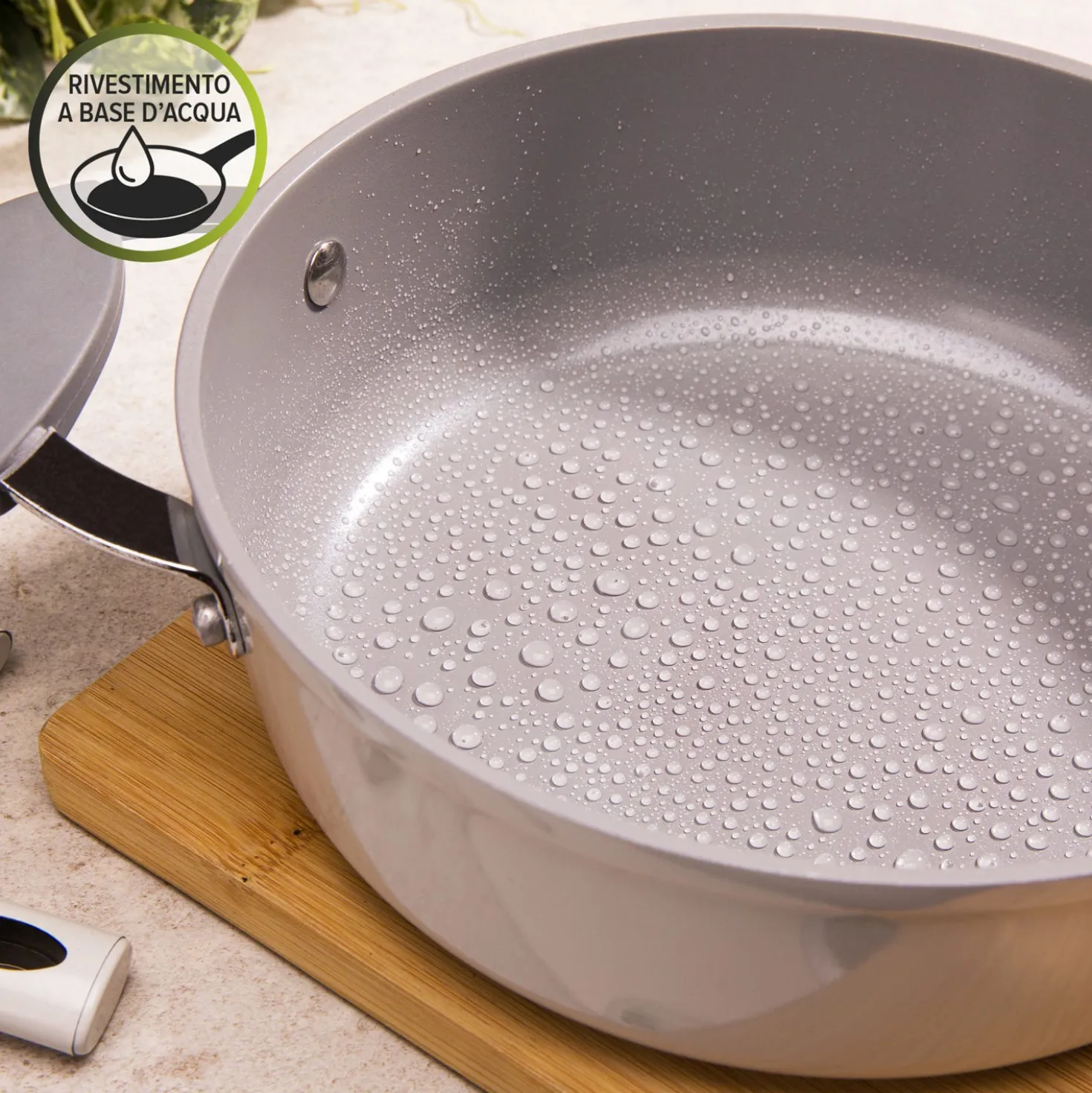 Tegame induzione 28 cm con coperchio Fatto in casa da Benedetta