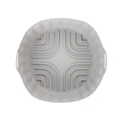 Teglia tonda 22,5 cm silicone per friggitrice ad aria grigia