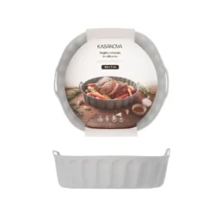 Teglia tonda 22,5 cm silicone per friggitrice ad aria grigia