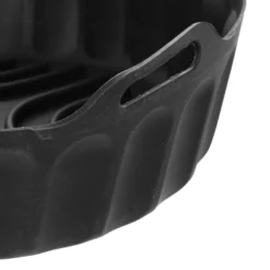 Teglia tonda 22,5 cm silicone per friggitrice ad aria nera