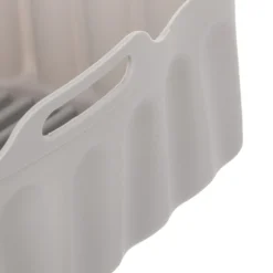 Teglia 21x14 cm silicone per friggitrice ad aria grigia