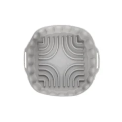 Teglia 18x18 cm silicone per friggitrice ad aria grigia